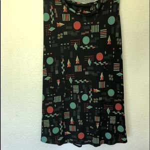 Lularoe geometric maxi skirt size M